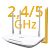 Duální pásmo 2,4 a 5GHz